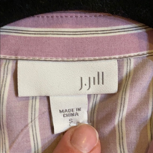 J. Jill Purple Button Down - Picture 5 of 6